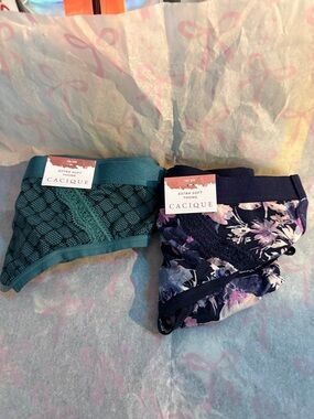 Lane Bryant cacique extra soft thong panties - 2ct - new with/tags